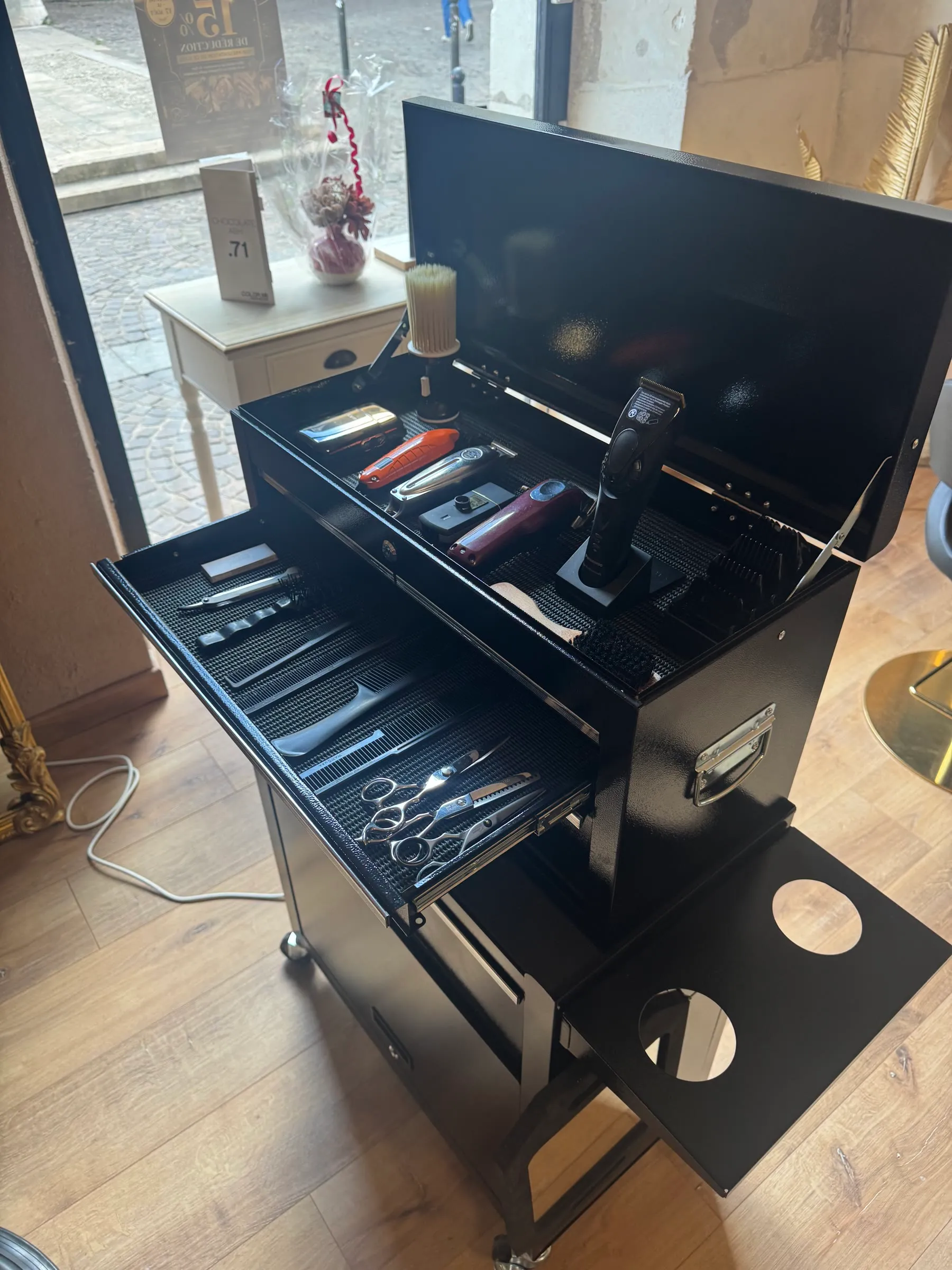 Le chariot d’outils